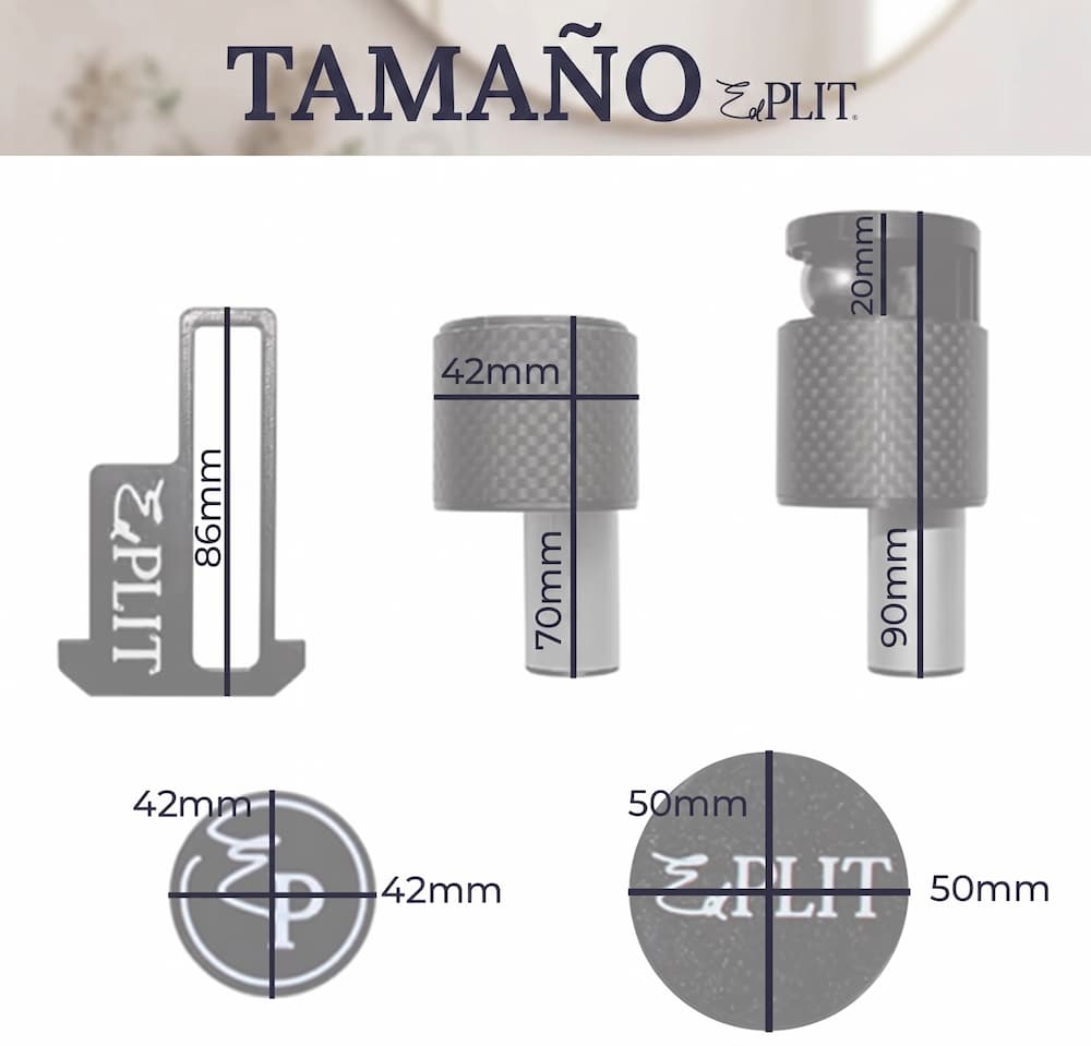 Toallero Oculto EDPLIT E60005 - medidas y tamaños